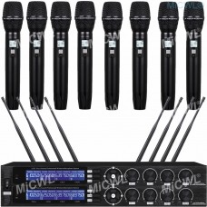 MiCWL Wireless 8 Handheld Dynamic Microphone for Karaoke Stage Conference Teaching Church Audio System U8800